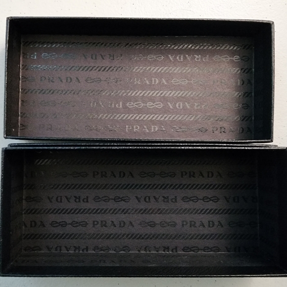 Prada Hardsided Eyeglass Case and Box (Black) - Picture 3 of 6